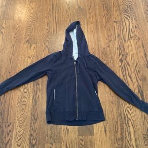Gap boys navy zip up hoodie